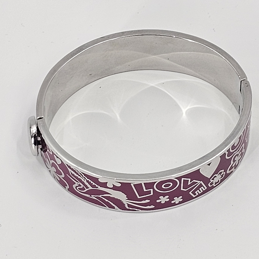 Johnny Was Small Love Hinge Bracelet - Picture 6 of 8